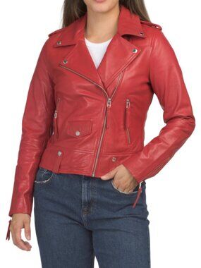 BOD & CHRISTENSEN Leather Morgan Moto Jacket